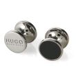 Gemelos para Camisa HUGO E-Tokeep Black 01