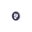 Broche de Solapa Alma Hispania Carabela Esmaltado en Azul 18mm - Gemelolandia