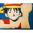 Cartera One Piece Monkey D Luffy Azul - Gemelolandia