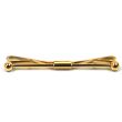 Collar Bar Alfiler de Cuello Butterfly Steel Rounded End