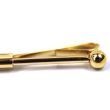 Collar Bar Alfiler de Cuello Butterfly Gold Rounded End 02