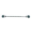 Collar Bar Alfiler de Cuello Piedra Negra - Gemelolandia