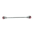 Collar Bar Alfiler de Cuello Piedra Rosa - Gemelolandia