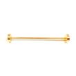 Collar Bar Alfiler de Cuello Rounded and Plain Golden End 01