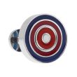 Gemelos de Camisa Circles Reversible Red and Wine 03