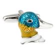 Gemelos de Camisa Cabeza de Pato Esmaltado 02