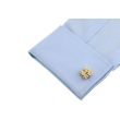 Gemelos de Camisa Chinese Double Happiness Gold 20x16mm - Gemelolandia