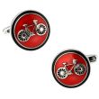 Gemelos de Camisa Logo Bicicleta Roja 01