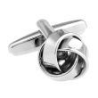 Gemelos de Camisa Nudo Plated Knot 11mm - Gemelolandia