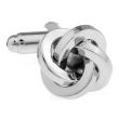 Gemelos de Camisa Nudo Plated Knot 13mm - Gemeolandia