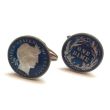 Gemelos Moneda One Dime USA 1914 AZUL 05