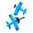 Gemelos para camisa Avión Biplano 3D Azul Claro - Gemelolandia