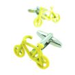 Gemelos para camisa Bicicleta Amarilla-Gemelolandia