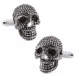 Gemelos para camisa Calavera Black and Steel Dotted  02