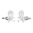 Gemelos para Camisa Calavera Inox 20 mm - Gemelolandia