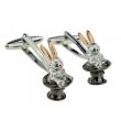 Gemelos de Camisa Conejo Chistera 3D 25x10mm - Gemelolandia