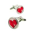 Gemelos para Camisa Corazón Geometrico - Gemelolandia
