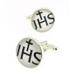 Gemelos para Camisa Cristograma Monograma JHS