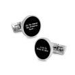 Gemelos para Camisa De Tus Manos Mis Primeros Pasos Negro Mod 2 - Gemelolandia