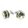 Gemelos para Camisa Mecanismo Steampunk Plated Rounded 03