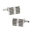 Gemelos para Camisa Original Black and Steel Design 1- Gemelolandia