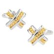 Gemelos para Camisa Steel and Golden Cross 01