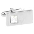 Gemelos para camisa White Crystal Weeding 02