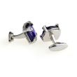 Gemelos de Camisa Purple Stone Poker Engarced 03