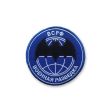 Parche Hook and Loop- Murcielago Azul Circular-Gemelolandia