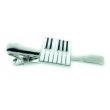 Pasador de Corbata teclado de Piano Plateado 2-Gemelolandia