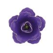 Pin Broche de Solapa Flor Morada 01