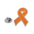 Pin de Solapa Lazo Naranja 30 x 25 mm