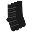 Twopack Hugo Boss RS Design Calcetines Lines Tonos Negro y Gris 39-42 01