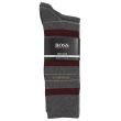 Twopack Hugo Boss RS Design Calcetines Lines Tonos Marron y Gris 39-42 03