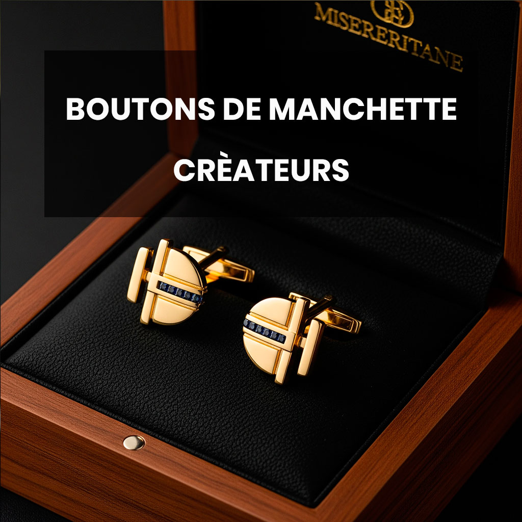 Boutons de manchette crèateurs